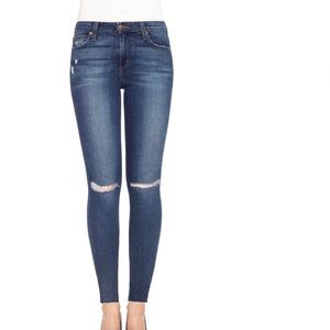 JOE’S JEANS Icon Ripped Ankle Skinny Jeans, Sz 28